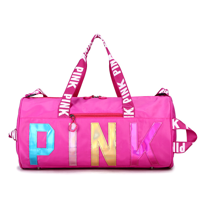 Outdoor Activities travel bags luggage sport pink tote beach pink duffle bag  SW9106