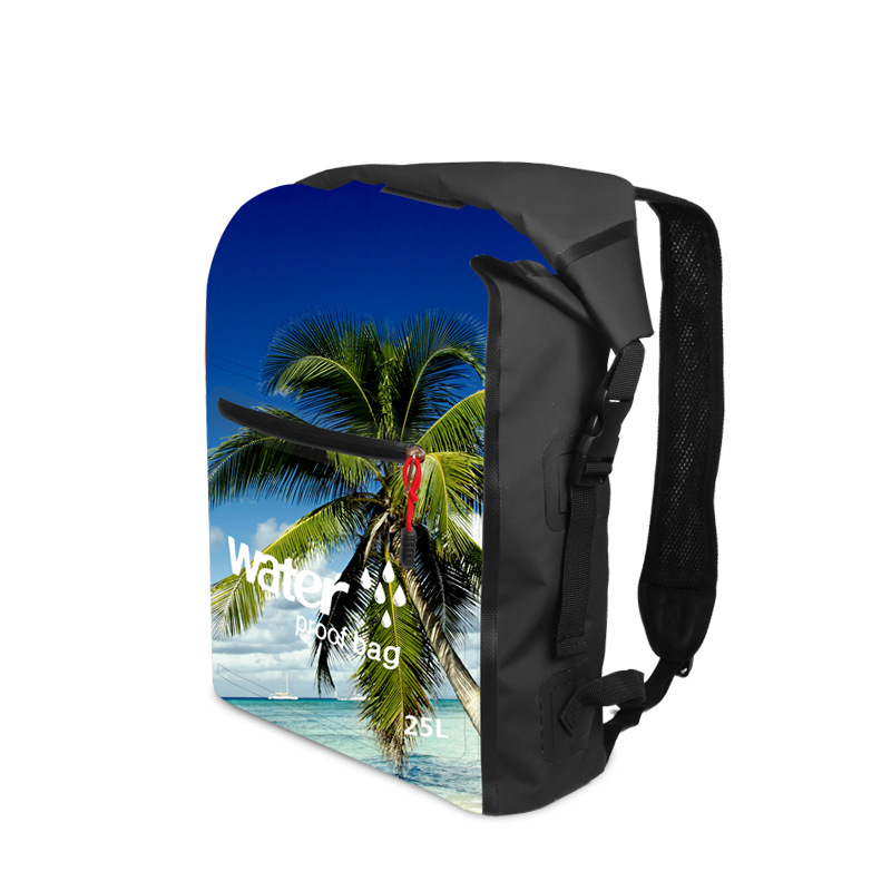 Wrap printing colorful Hot Design Pattern TPU Dry Bags 25L Backpack  SW9026