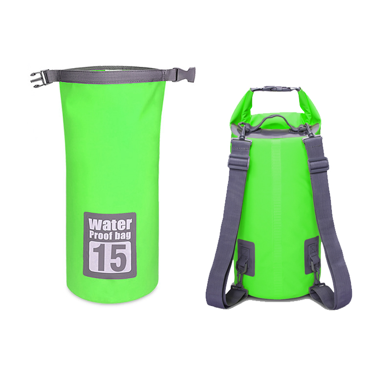 5L10L15L20L25L30L 40L 50L60L 250D/500D Outdoor Polyester PVC Ocean Pack 2 straps Swimming bag backpack bag waterproof  SW9015
